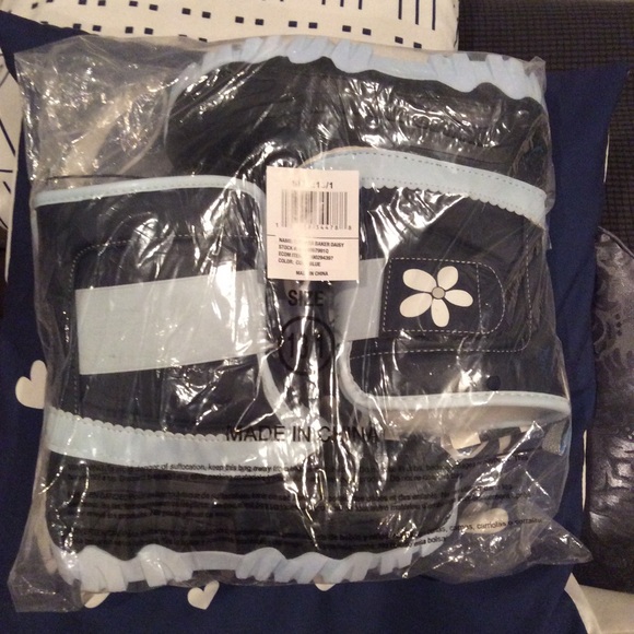 🎀Girls Snow Boots 13/1 Blue/Powder Blue Flower🎀 - Picture 4 of 4